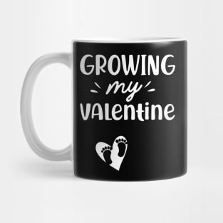 Pregnancy - Growing my valentine Mug